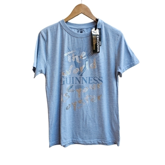 NWT Guinness "The World IS Your Oyster" Graphic T-shirt, Size Small - Picture 1 of 11